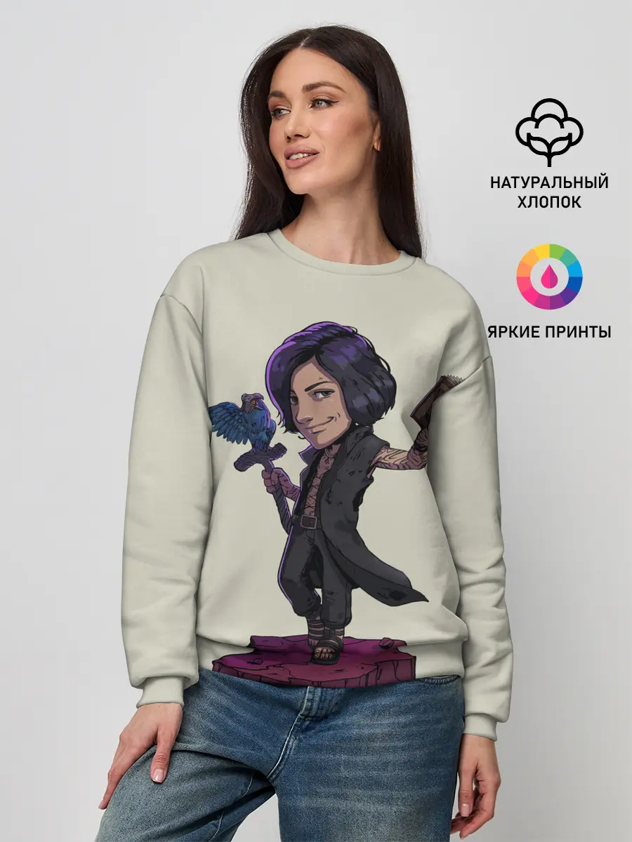 Женский свитшот / V Big head