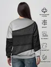 Женский свитшот / 3D luxury style silver black