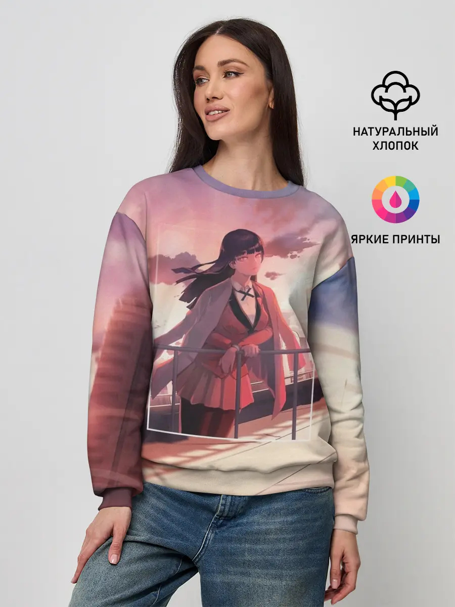 Женский свитшот / Kakegurui Yumeko Jabami art