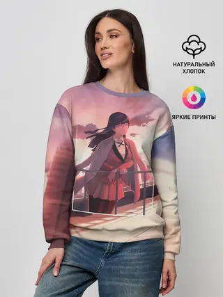 Женский свитшот / Kakegurui Yumeko Jabami art