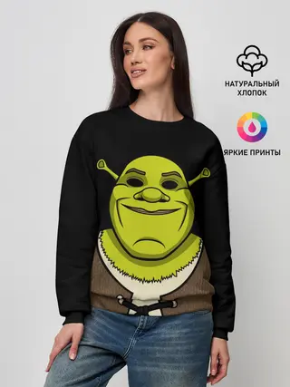 Женский свитшот / Шрэк