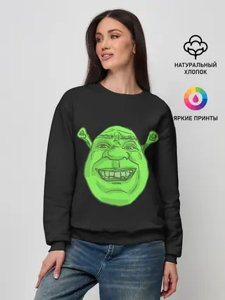 Женский свитшот / Shreks Face