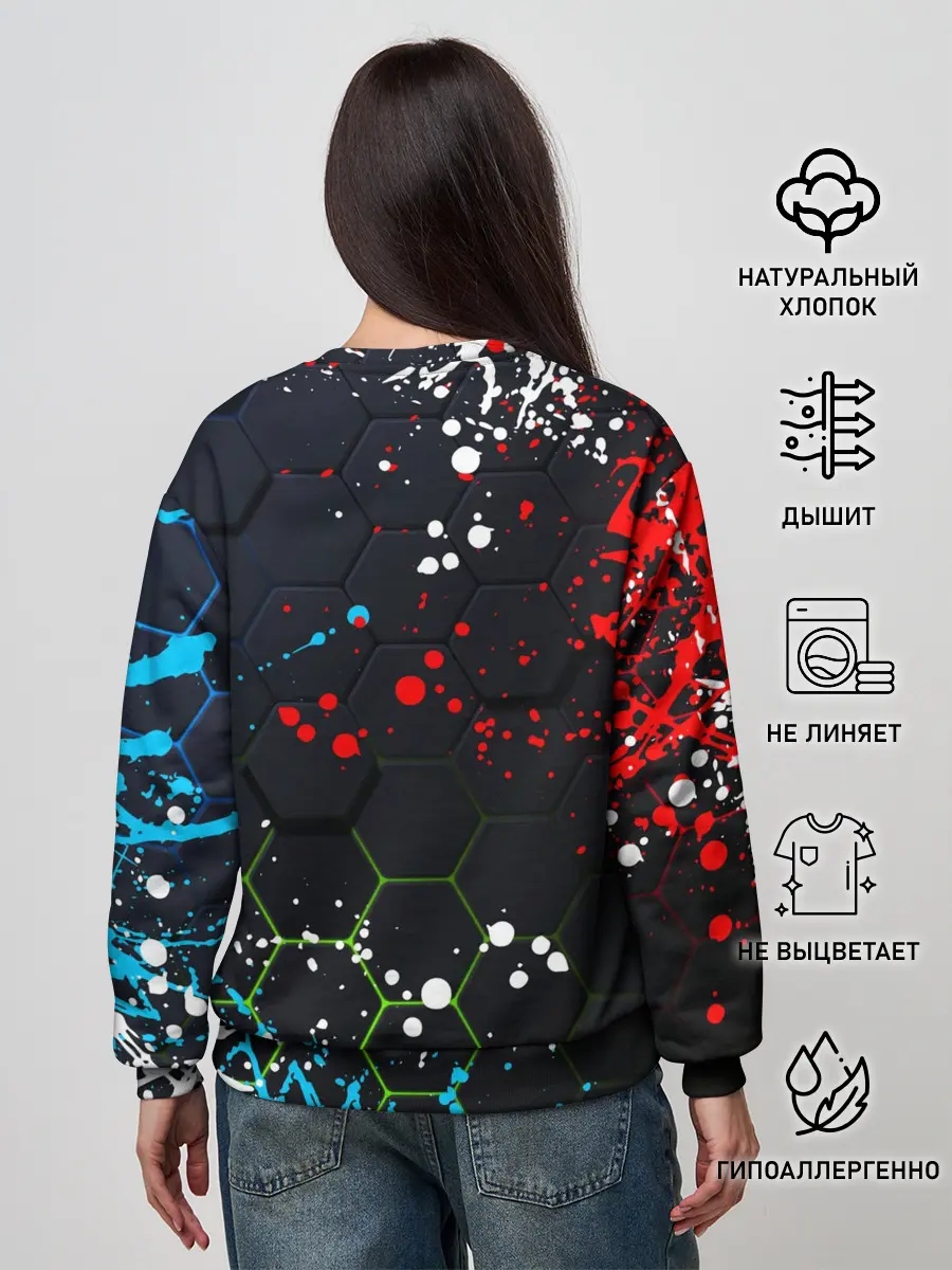 Женский свитшот / PUBG / ПАБГ / ПОРТРЕТ