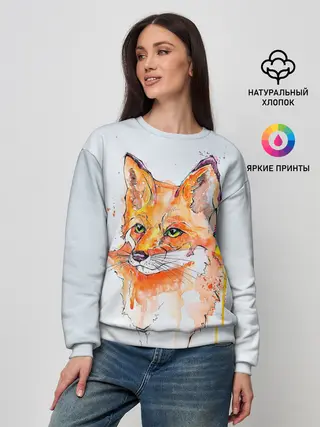 Женский свитшот / Лисёнок
