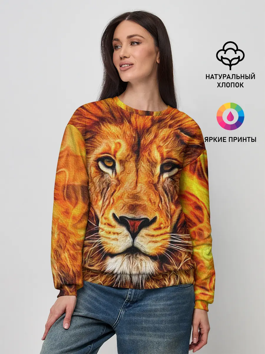 Женский свитшот / LION