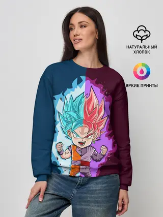 Женский свитшот / Vegeta power