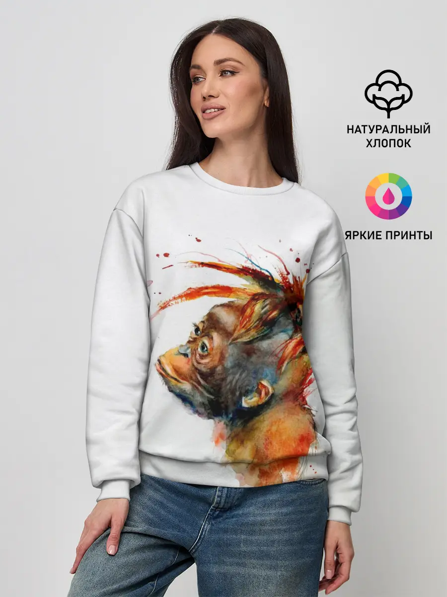 Женский свитшот / Орангутанг