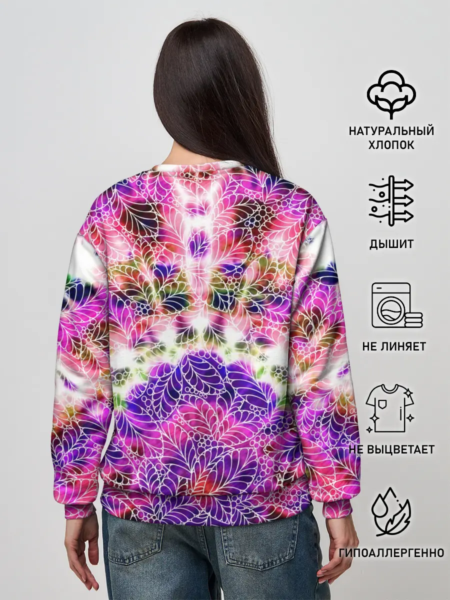 Женский свитшот / Тай-дай