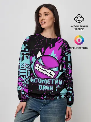 Женский свитшот / Geometry Dash