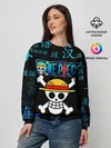 Женский свитшот / ONE PIECE / ВАН ПИС / ИЕРОГЛИФ