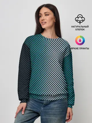 Женский свитшот / Carbon Blue