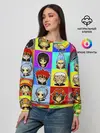 Женский свитшот / ONE PIECE / ВАН ПИС / УЗОР