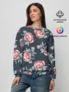 Женский свитшот / Розы
