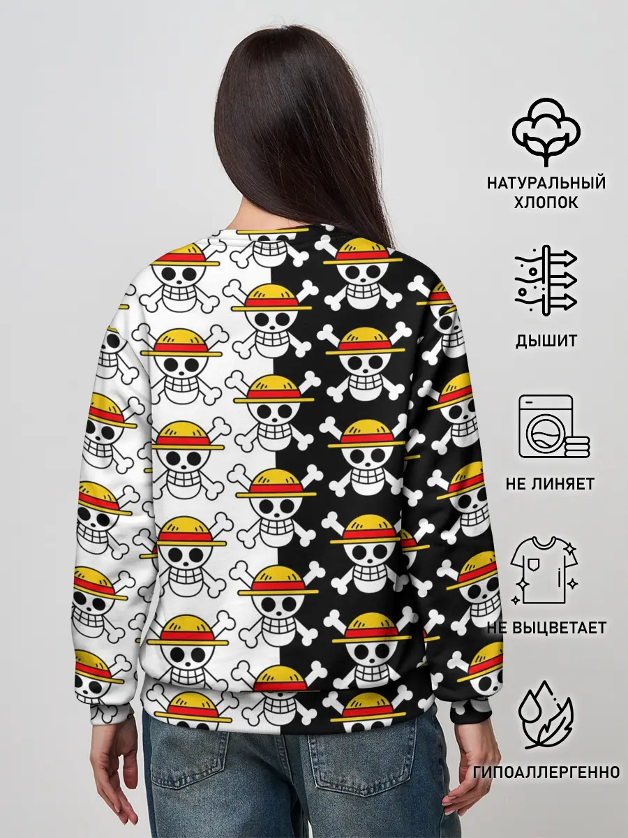 Женский свитшот / ONE PIECE / ВАН ПИС / УЗОР