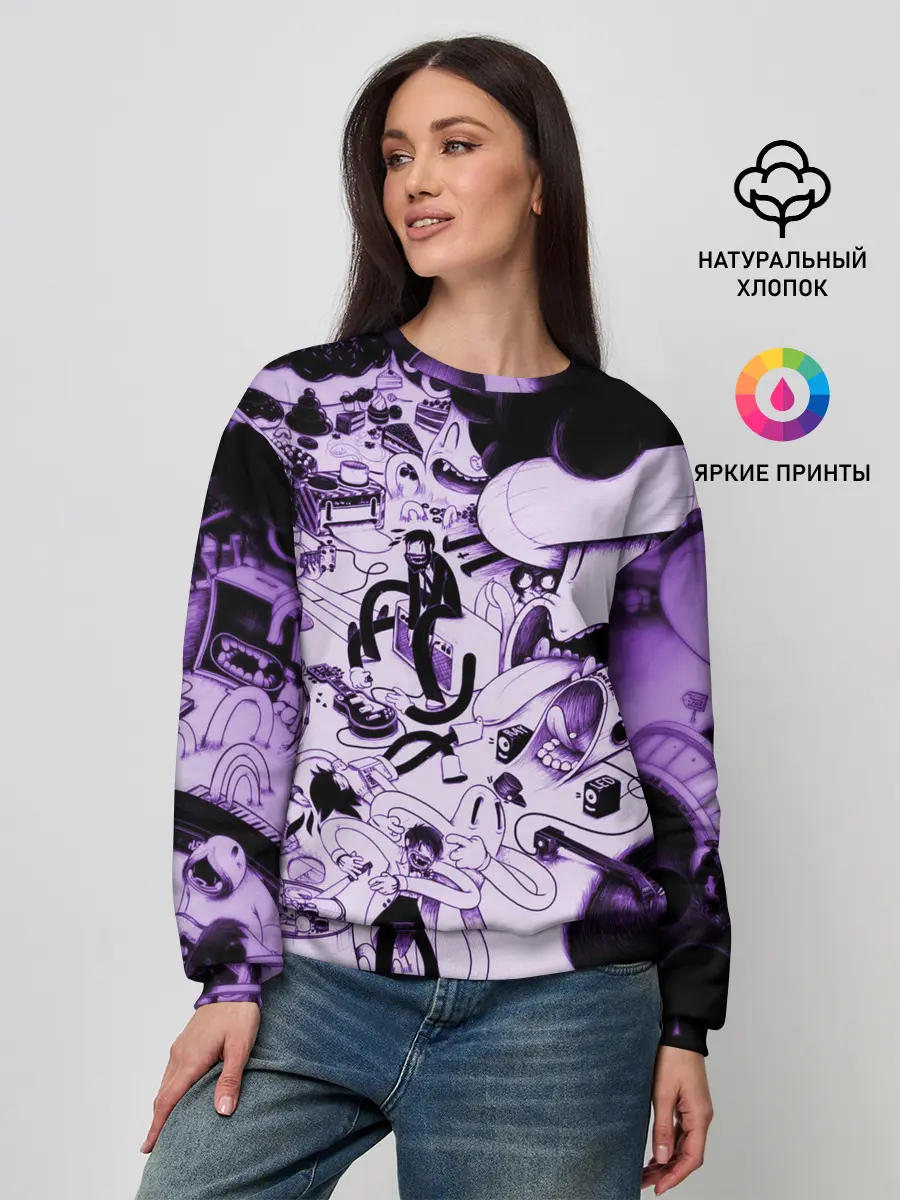Женский свитшот / HARD MULT | Мульт