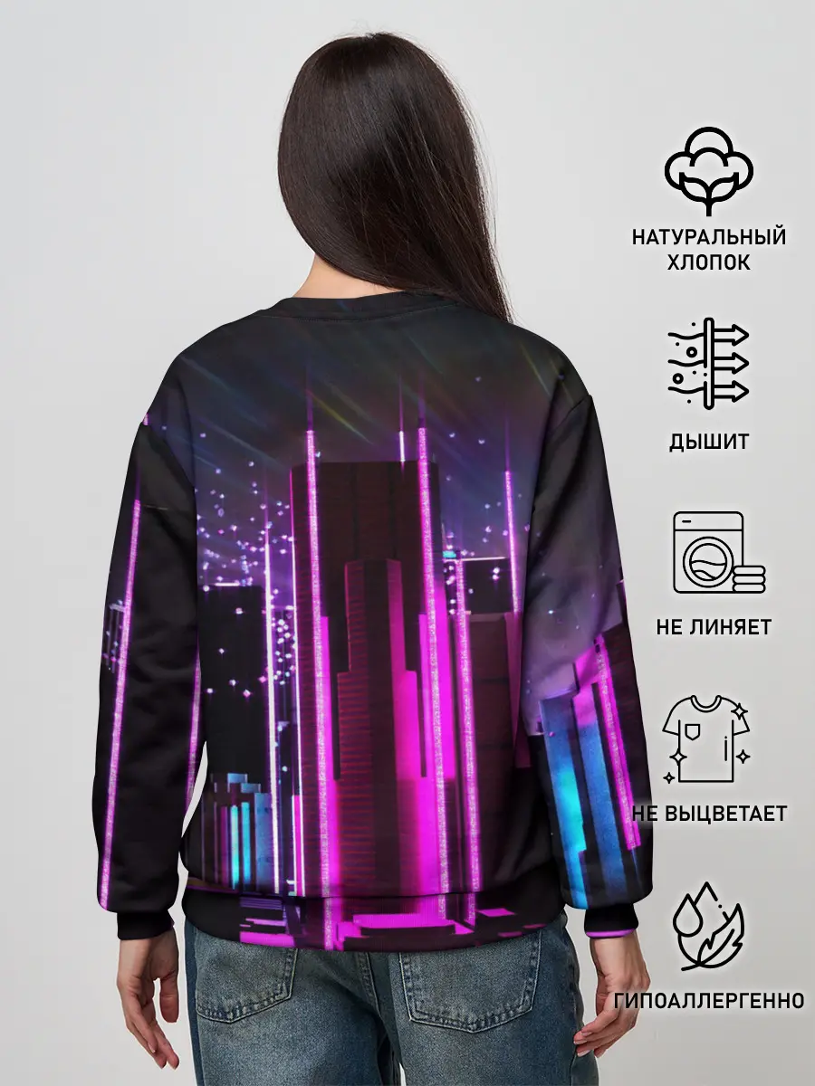 Женский свитшот / PINK CITY