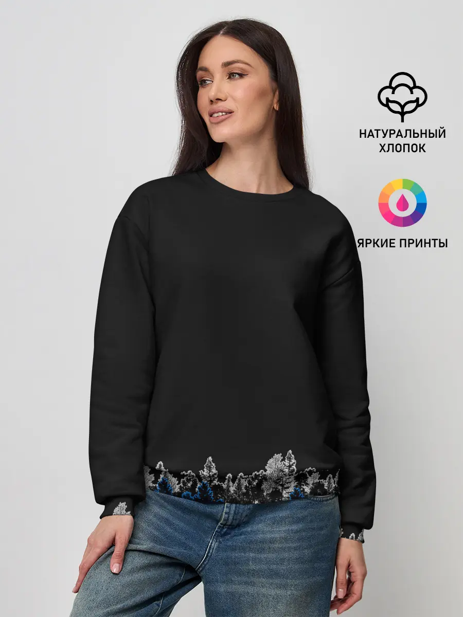 Женский свитшот / Флаг из леса