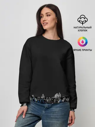 Женский свитшот / Флаг из леса