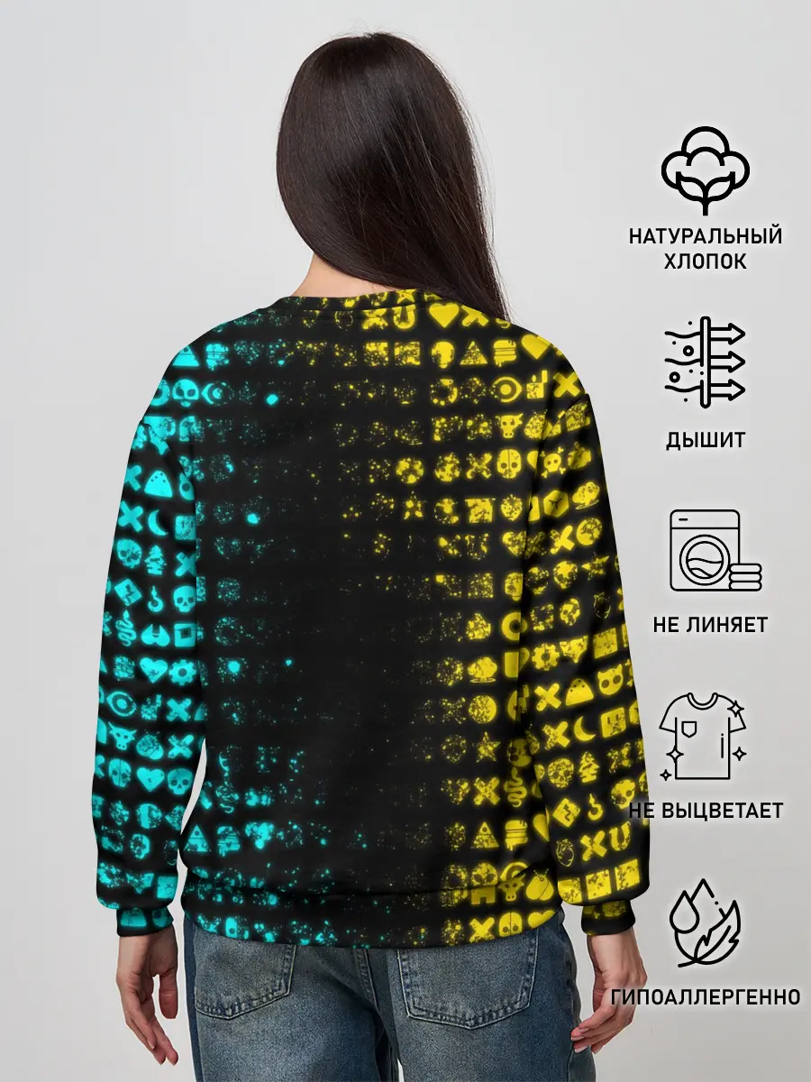 Женский свитшот / ЛЮБОВЬ СМЕРТЬ И РОБОТЫ