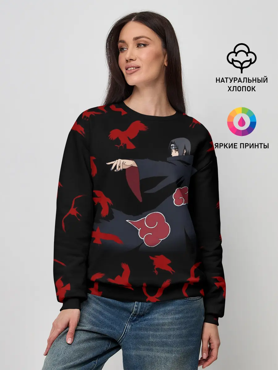 Женский свитшот / Итачи Вороны Аниме