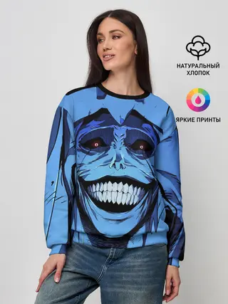 Женский свитшот / ПОДНЯТИЕ УРОВНЯ В ОДИНОЧКУ