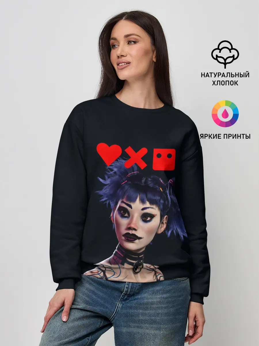 Женский свитшот / Love, Death and Robots | Lora