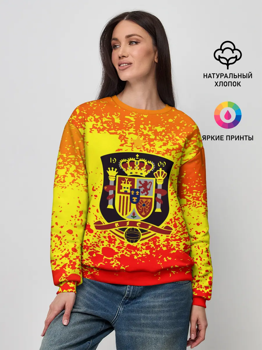 Женский свитшот / Сборная Испании