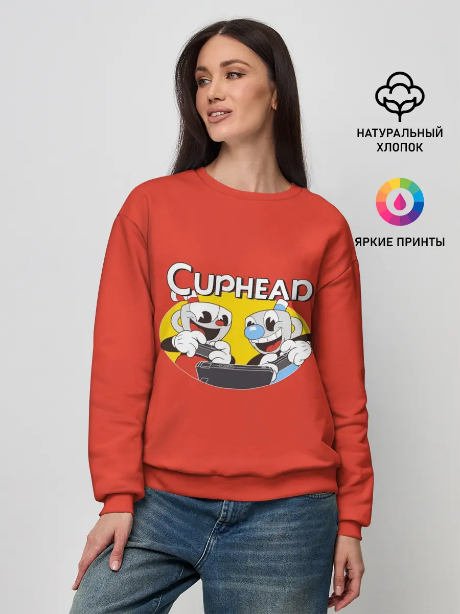 Женский свитшот / Cuphead