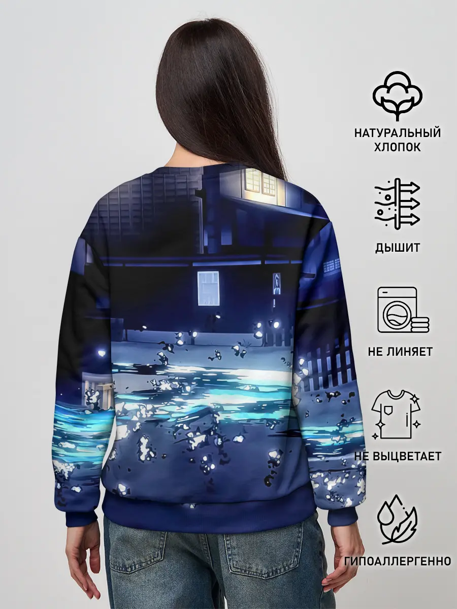 Женский свитшот / Танджиро | Клинок, рассекающий демонов