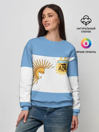 Женский свитшот / Сборная Аргентины
