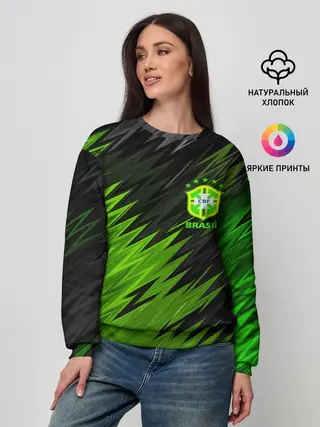 Женский свитшот / Сборная Бразилии