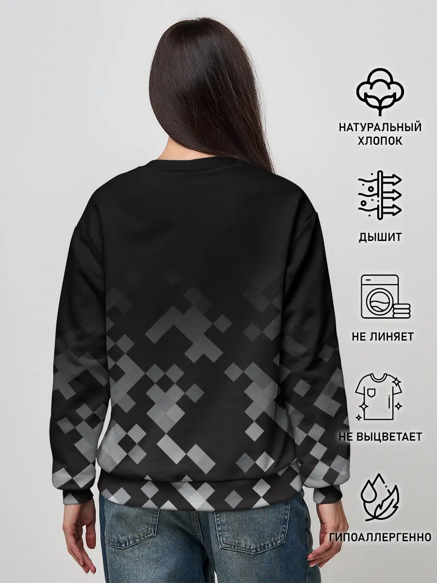 Женский свитшот / LAND ROVER | КАМУФЛЯЖ МИЛИТАРИ