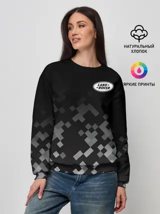 Женский свитшот / LAND ROVER | КАМУФЛЯЖ МИЛИТАРИ