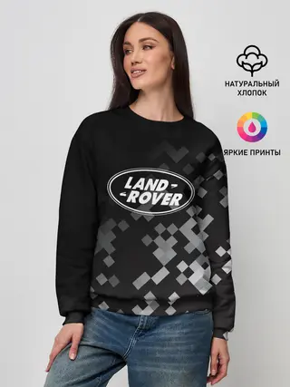 Женский свитшот / LAND ROVER ГОРОДСКОЙ КАМУФЛЯЖ