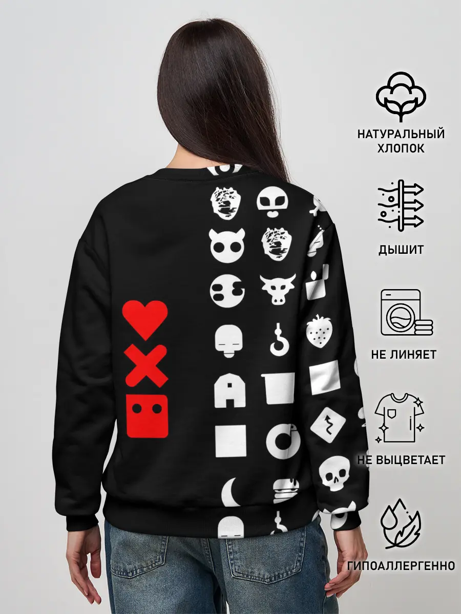 Женский свитшот / Любовь, смерть и роботы