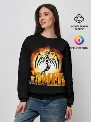 Женский свитшот / GAMER | Геймер