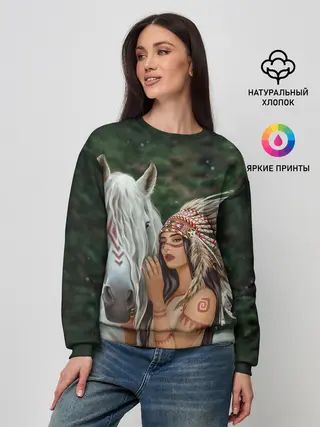 Женский свитшот / Дочь вождя