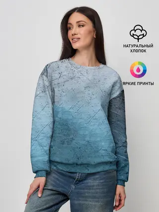 Женский свитшот / Blue Glass