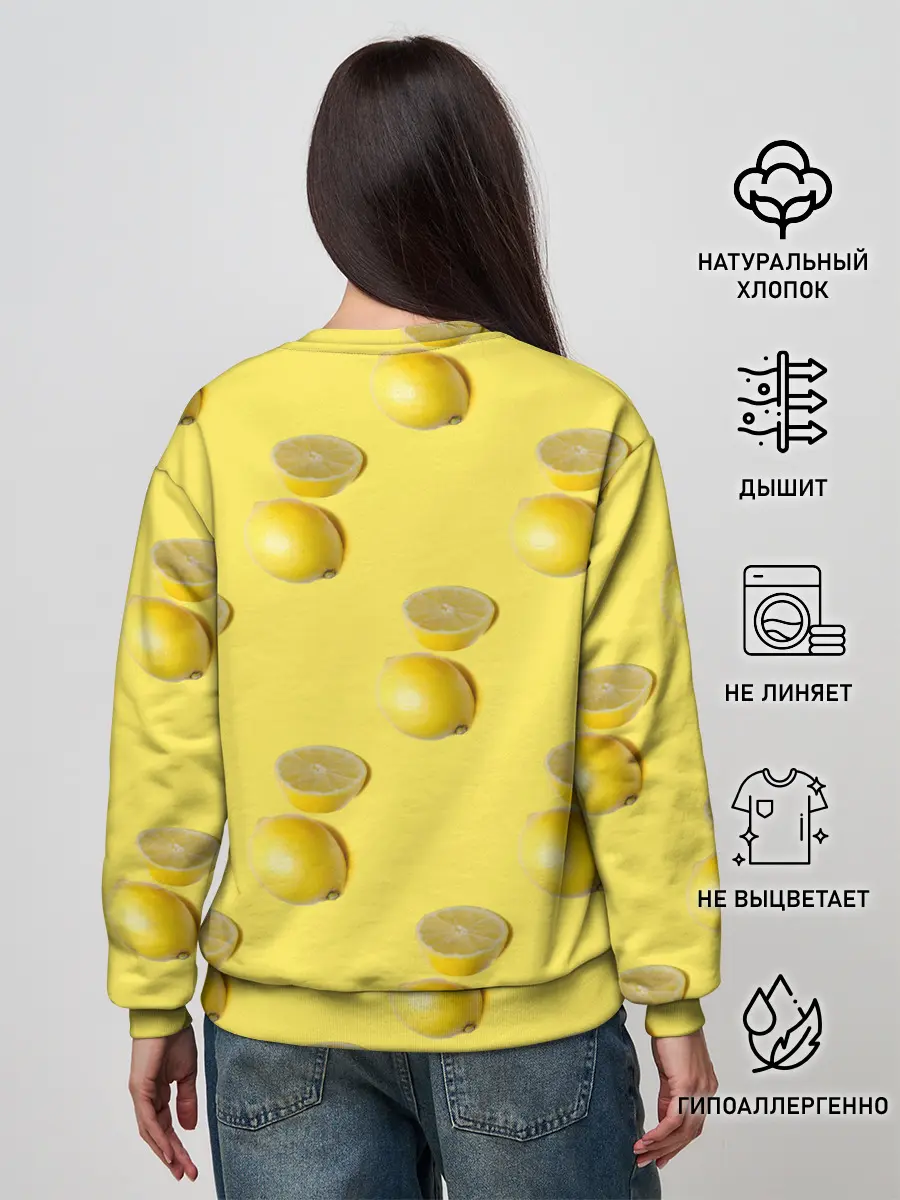 Женский свитшот / Летние лимоны