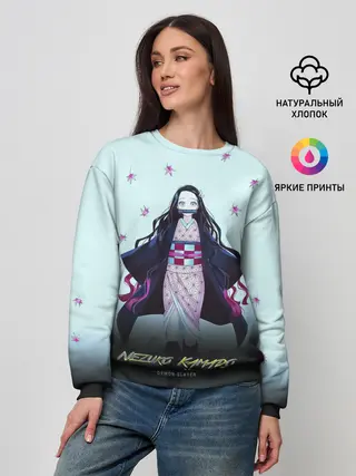Женский свитшот / Nezuko Kamado Demon Slayer