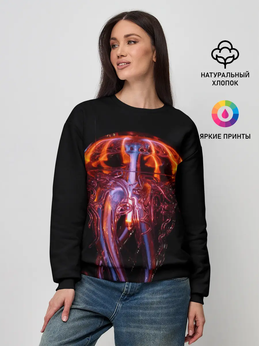 Женский свитшот / Медуза | Jellyfish