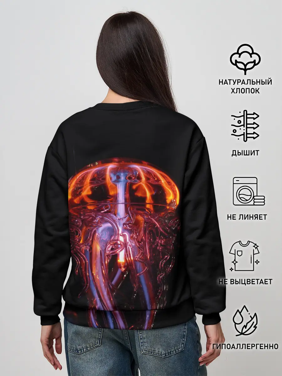 Женский свитшот / Медуза | Jellyfish