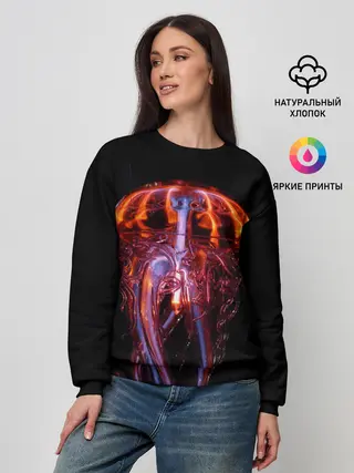 Женский свитшот / Медуза | Jellyfish
