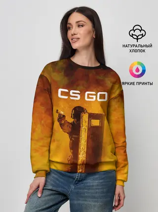 Женский свитшот / CS GO SWAT | КС ГО