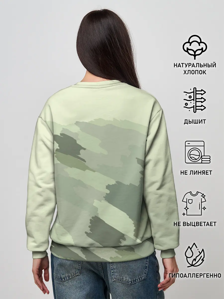 Женский свитшот / Размышления о футболе Моуринью