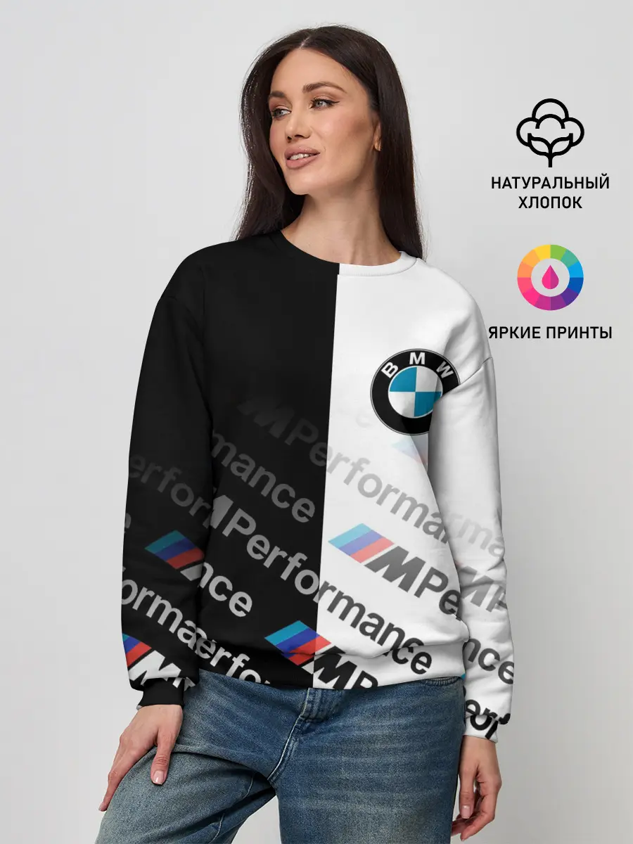 Женский свитшот / BMW / M PERFORMANCE ГРАДИЕНТ