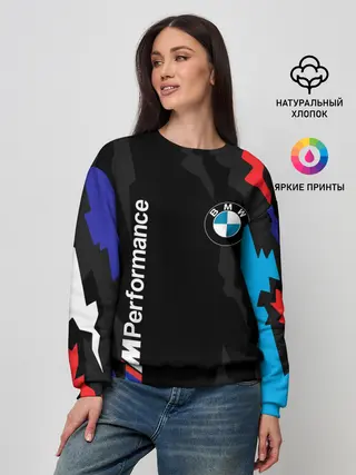 Женский свитшот / BMW M PERFORMANCE / БМВ М