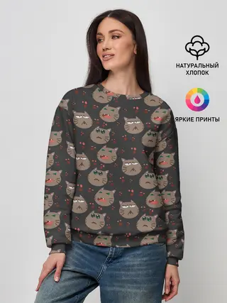 Женский свитшот / Котомания YES