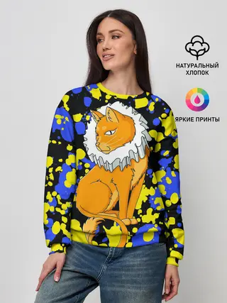 Женский свитшот / кот аристократ