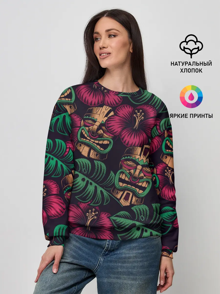 Женский свитшот / Тропический